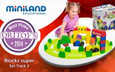 Miniland Educational’s Super Blocks’ Track Set 2 receives Dr. Toy’s 2014 Best Picks Award